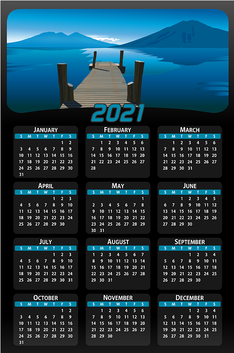 kalendarz ścienny jednoplanszowy